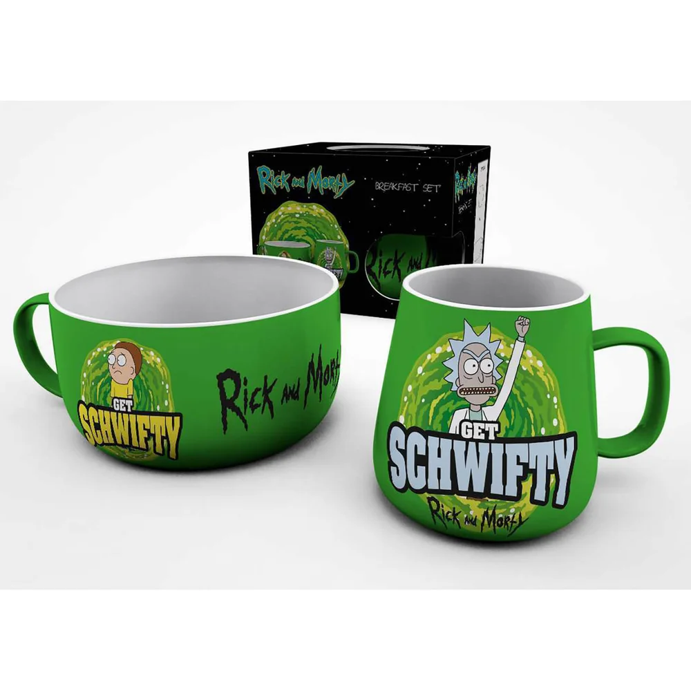 Rick and Morty (Get Schwifty) Breakfast Set Bild 1