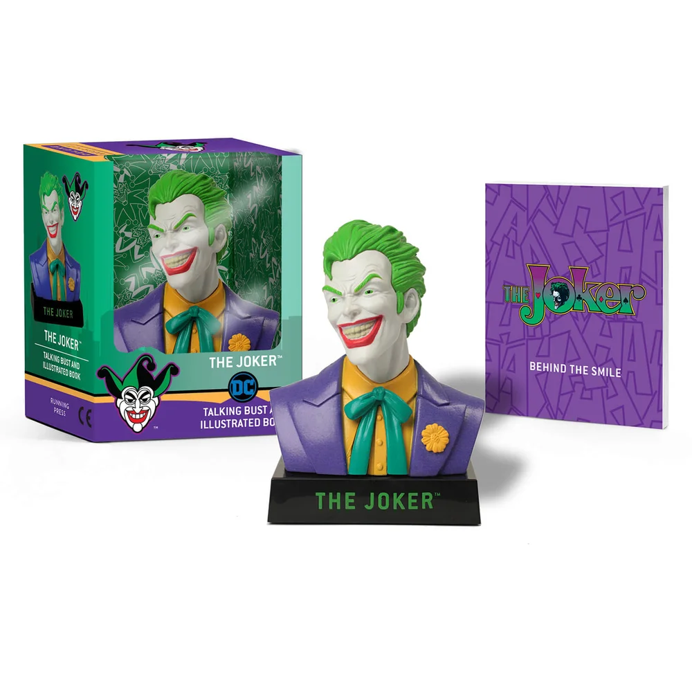 Sprechende Joker-Büste und illustriertes Buch MiniKit Bild 1