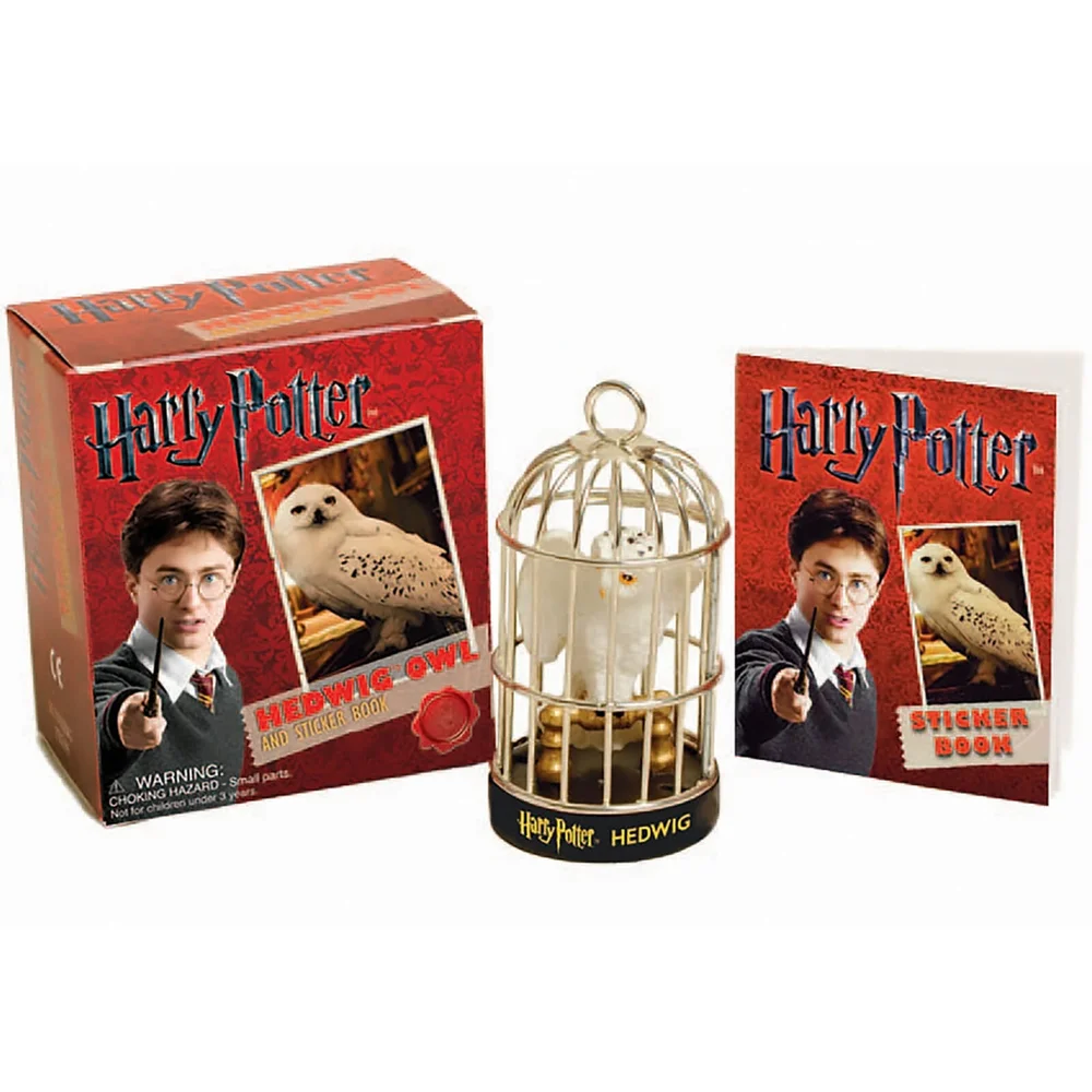 Harry Potter Mini-Set mit Eule Hedwig und Aufklebern Bild 1