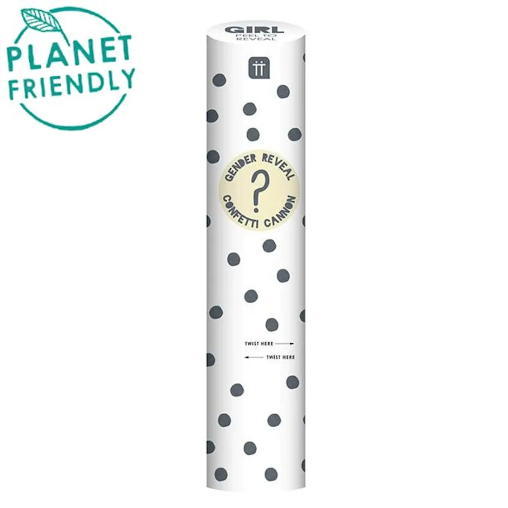 Party Time Gender Reveal Confetti Canon - Girl Bild 1
