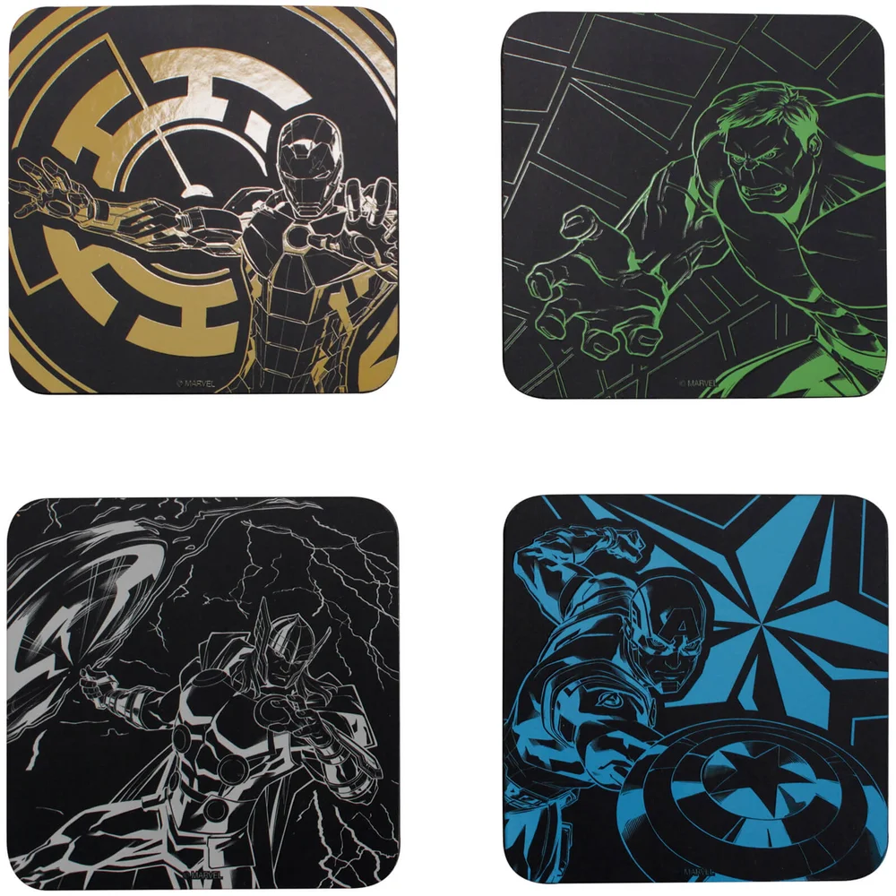 Marvel Avengers Coaster Set Bild 1