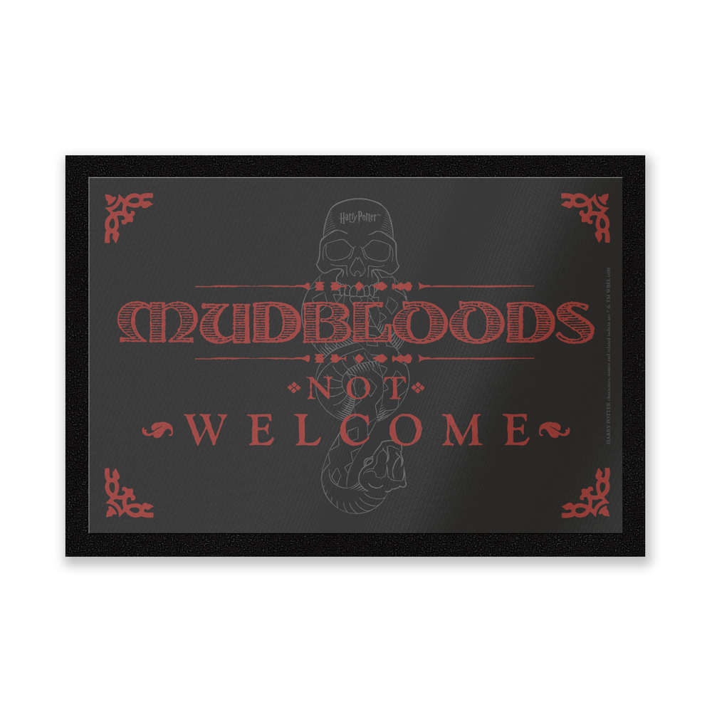 Harry Potter Mudbloods Not Welcome Entrance Mat Bild 1