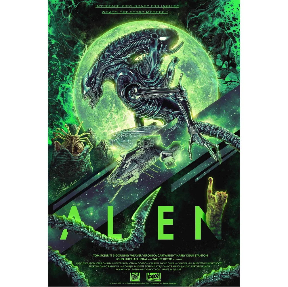 Alien Fine Art Giclee Bild 1