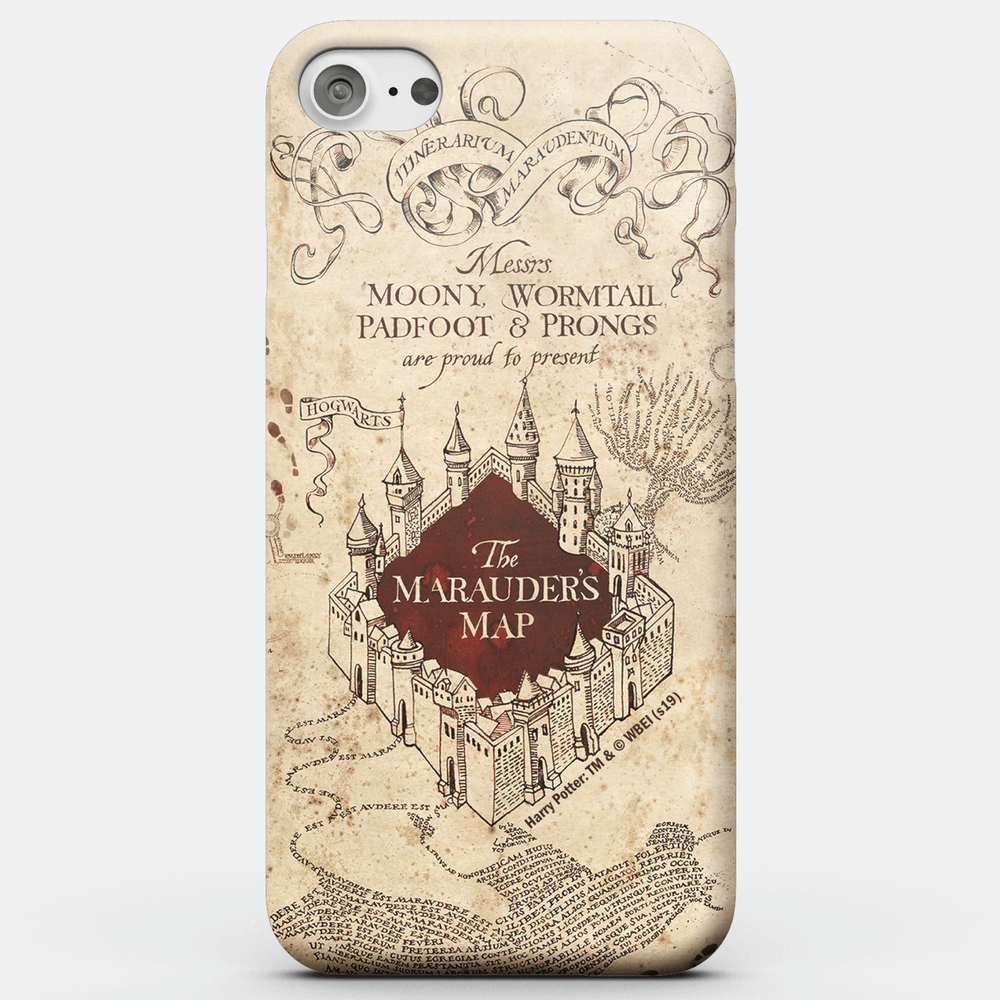 Harry Potter Phonecases Marauders Map Smartphone Hülle für iPhone und Android - iPhone 5/5s - Snap Hülle Matt Bild 1