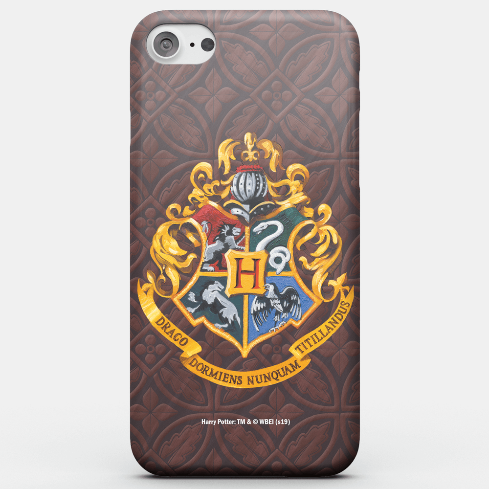 Harry Potter Phonecases Hogwarts Crest Smartphone Hülle für iPhone und Android - iPhone 5/5s - Snap Hülle Matt Bild 1