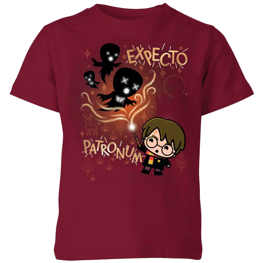 Harry Potter Kids Expecto Patronum Kids' T-Shirt - Burgundy - 3-4 Jahre Bild 1