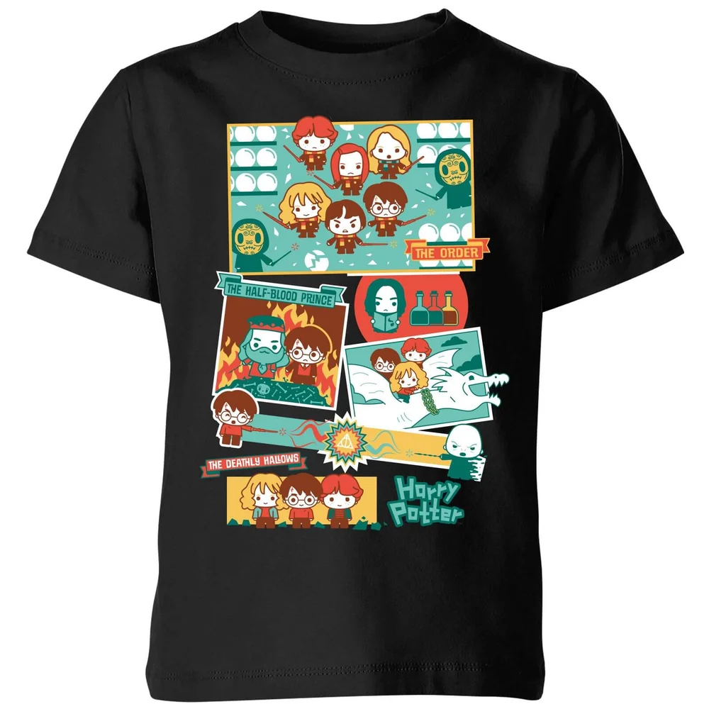 Harry Potter Kids Cute Films Kids' T-Shirt - Black - 3-4 Jahre Bild 1
