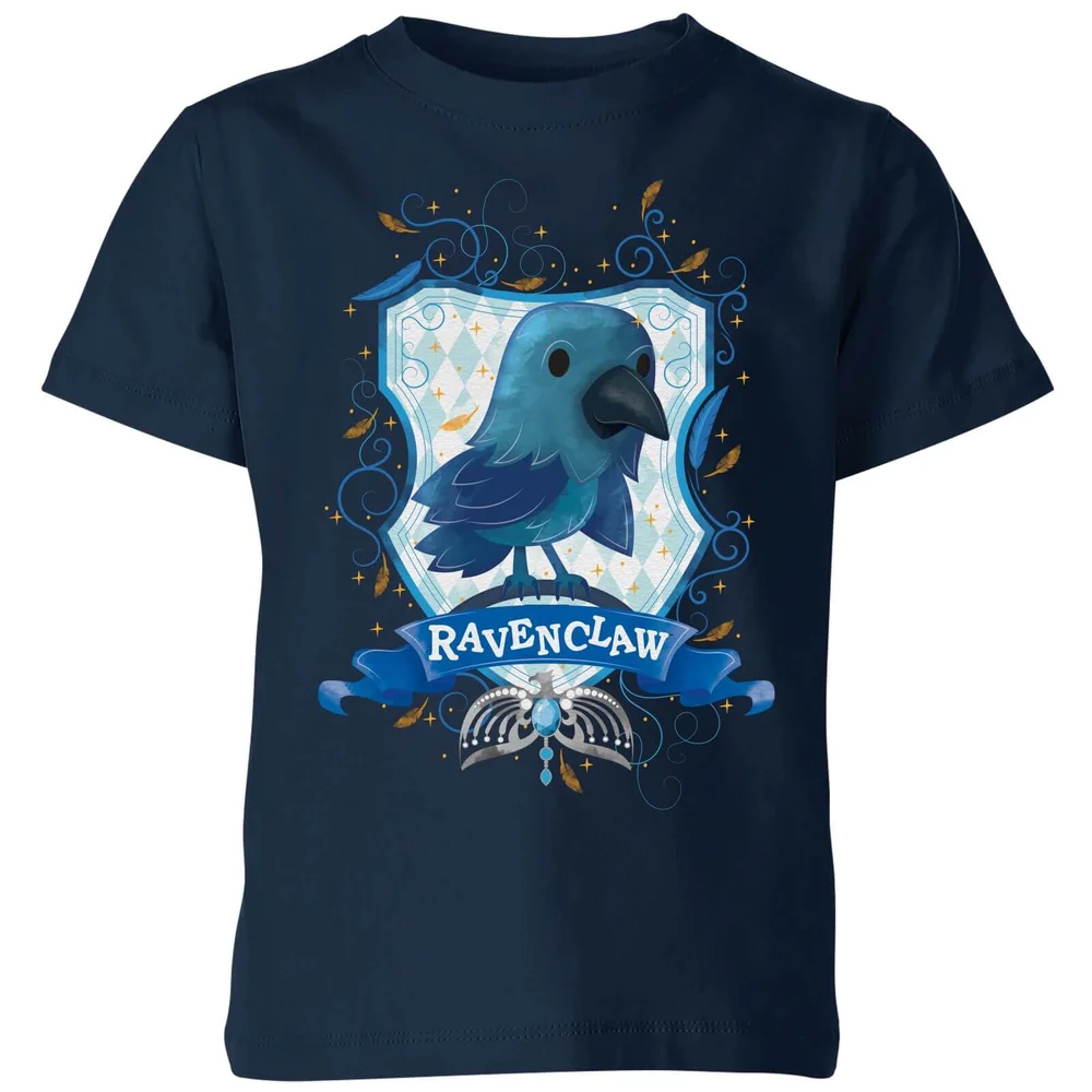 Harry Potter Kids Ravenclaw Crest Kids' T-Shirt - Navy - 3-4 Jahre Bild 1