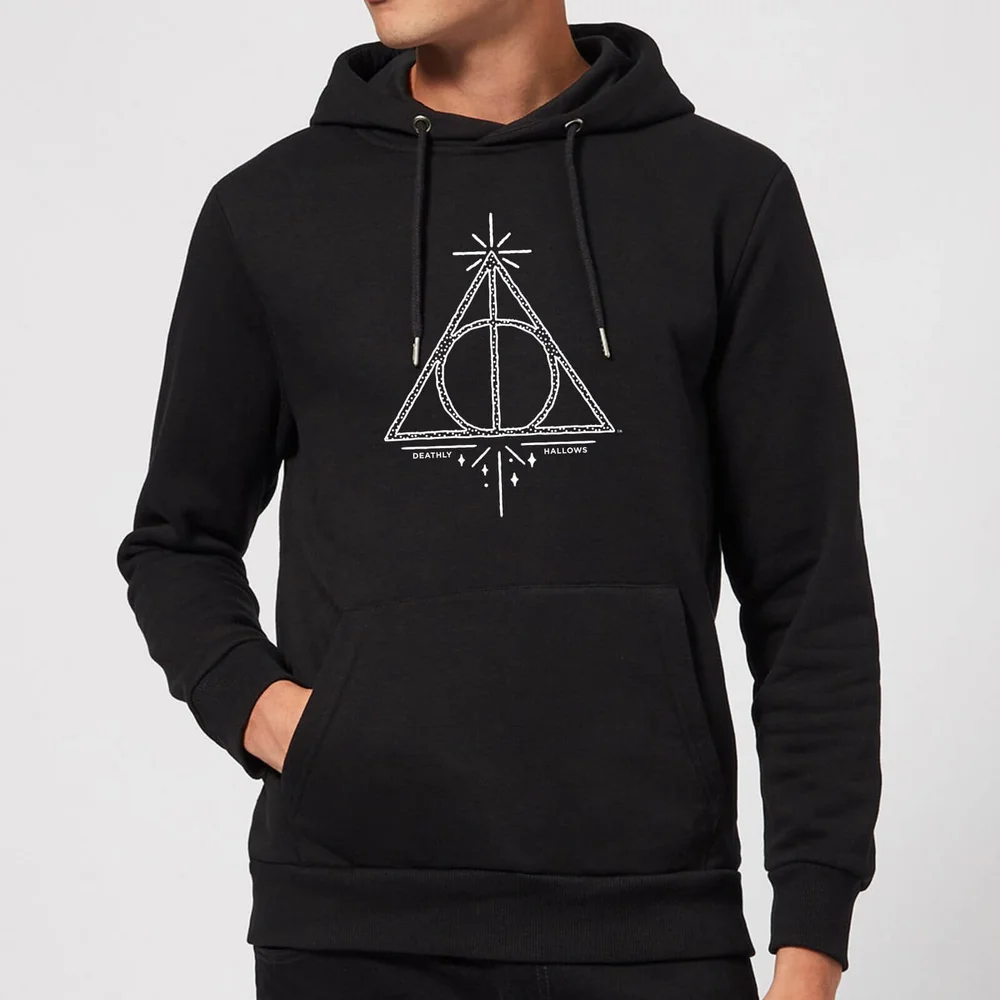 Harry Potter Deathly Hallows Hoodie - Black - S Bild 1