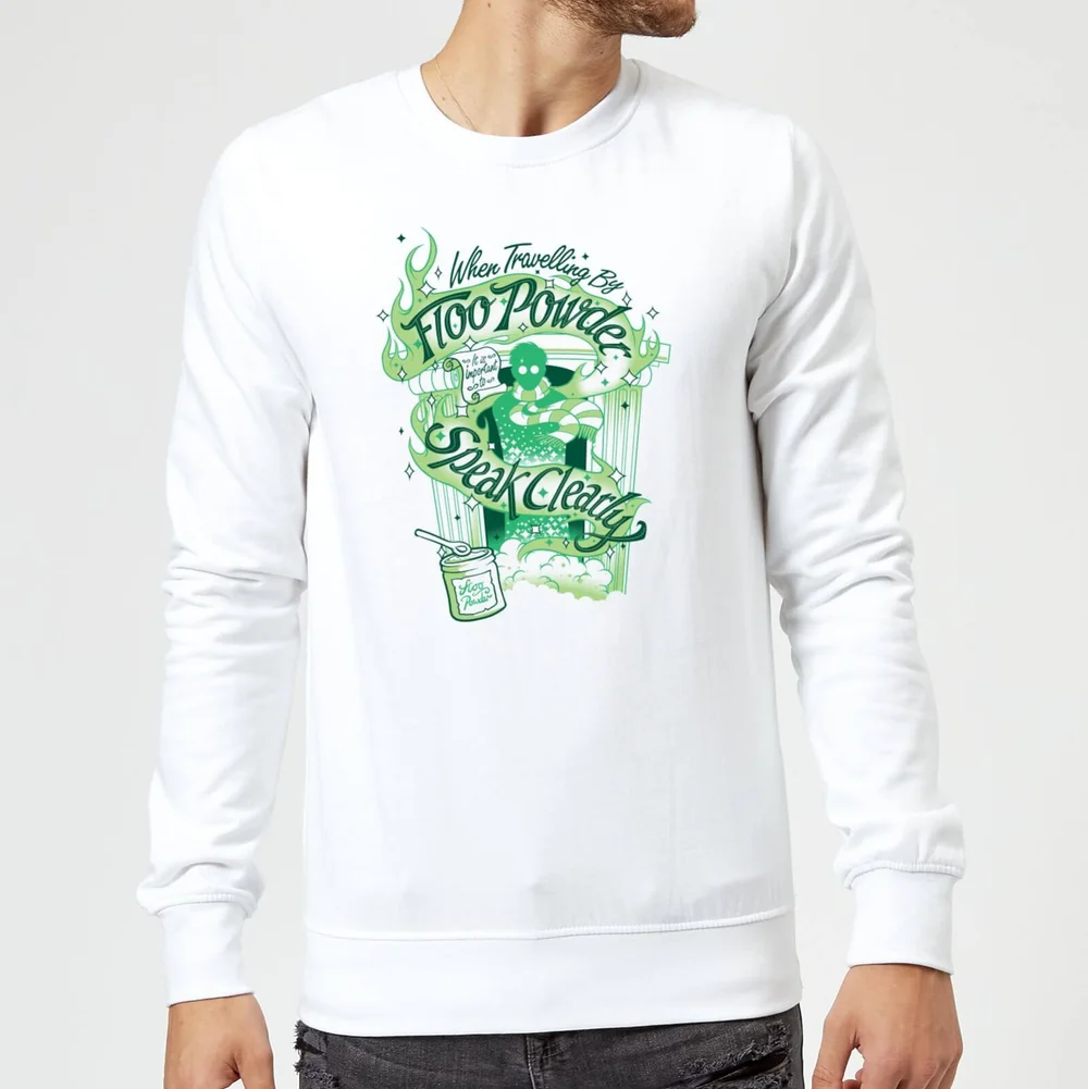 Harry Potter Floo Powder Sweatshirt - White - S Bild 1