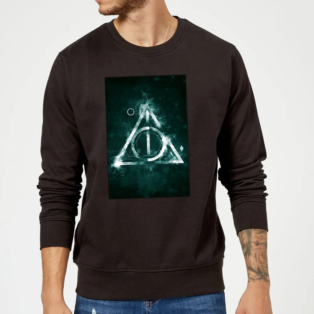 Harry Potter Hallows Painted Sweatshirt - Black - S Bild 1