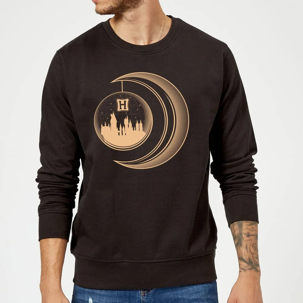 Harry Potter Globe Moon Sweatshirt - Black - S Bild 1