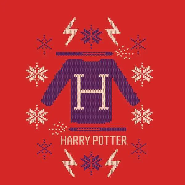 Harry Potter Weihnachtspullover – Rot