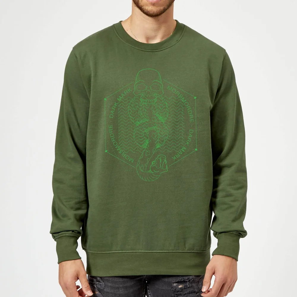 Harry Potter Morsmordre Dark Mark Sweatshirt - Forest Green - XL Bild 1