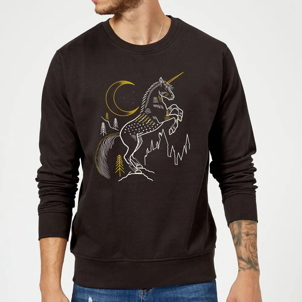 Harry Potter Unicorn Sweatshirt - Black - S Bild 1