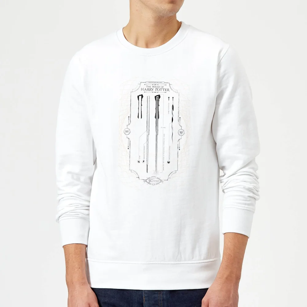 Harry Potter Wand Of Harry Potter Sweatshirt - White - S Bild 1