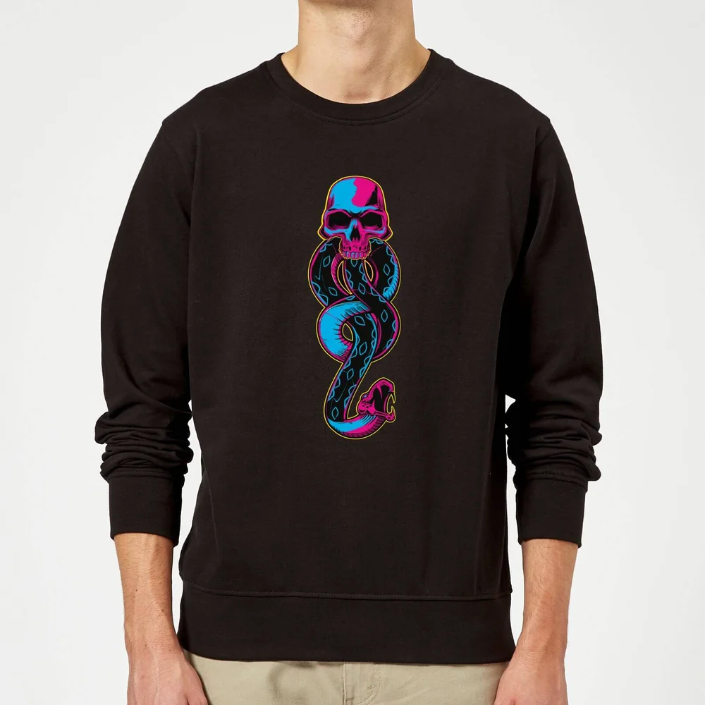 Harry Potter Dark Mark Neon Sweatshirt - Black - S Bild 1