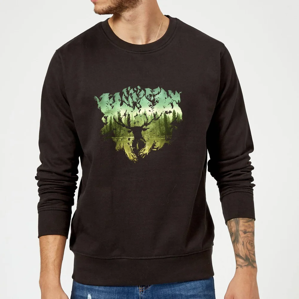 Harry Potter Patronus Lake Sweatshirt - Black - S Bild 1