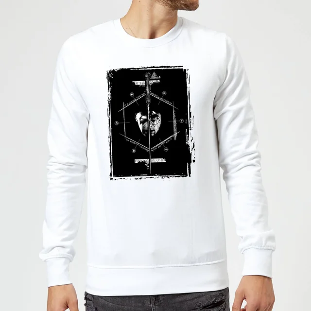 Harry Potter Harry Voldemort Wand Sweatshirt - White