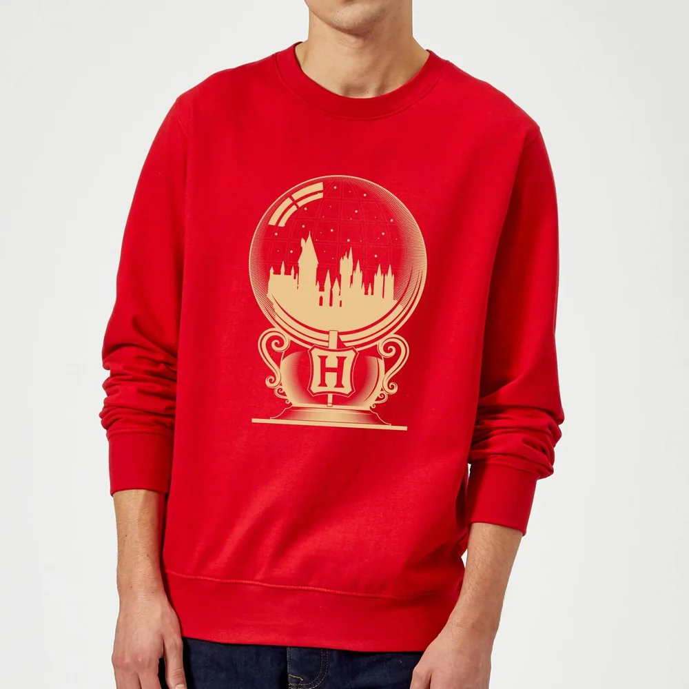 Harry Potter Hogwarts Snowglobe Sweatshirt - Red - S Bild 1