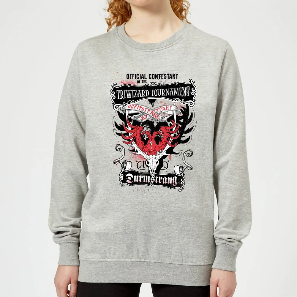 Harry Potter Triwizard Tournament Durmstrang Women's Sweatshirt - Grey - 3XL Bild 1
