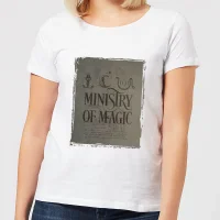 Harry Potter Ministry Of Magic Women's T-Shirt - White - undefined undefined