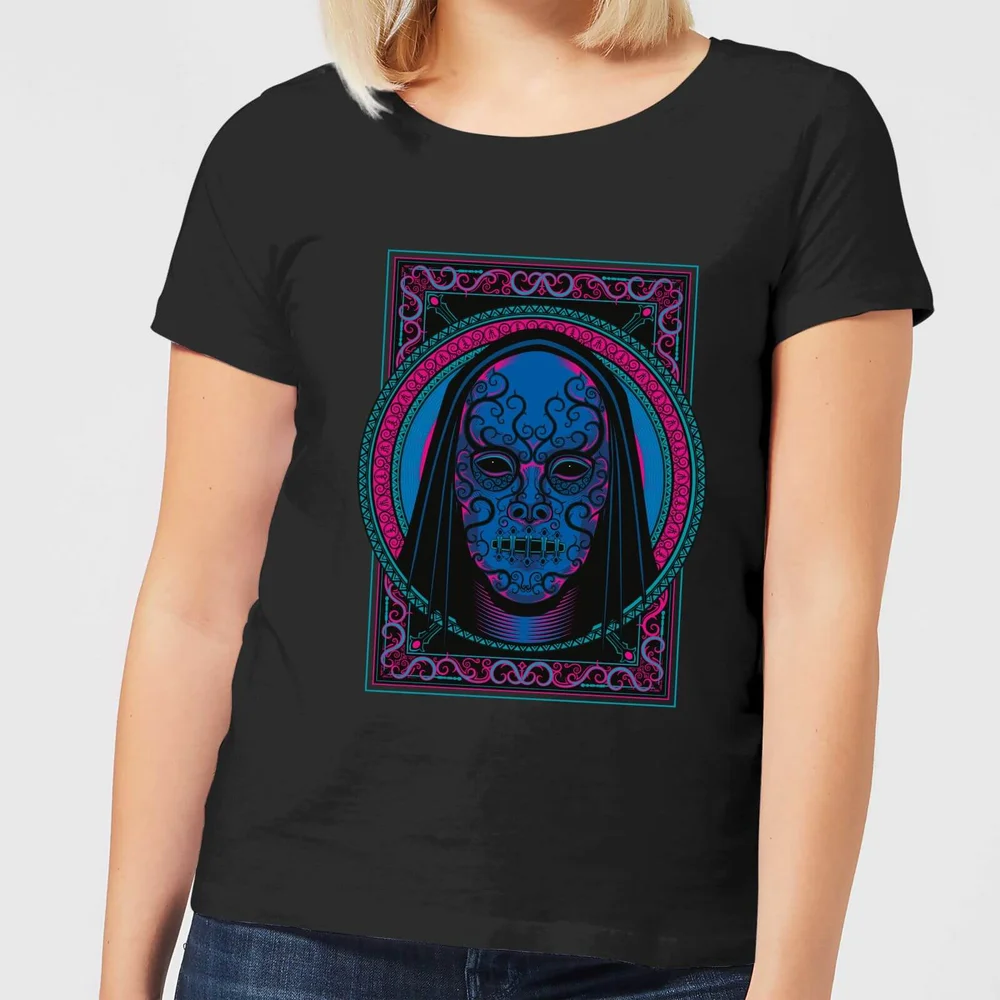 Harry Potter Death Mask Women's T-Shirt - Black - XS Bild 1