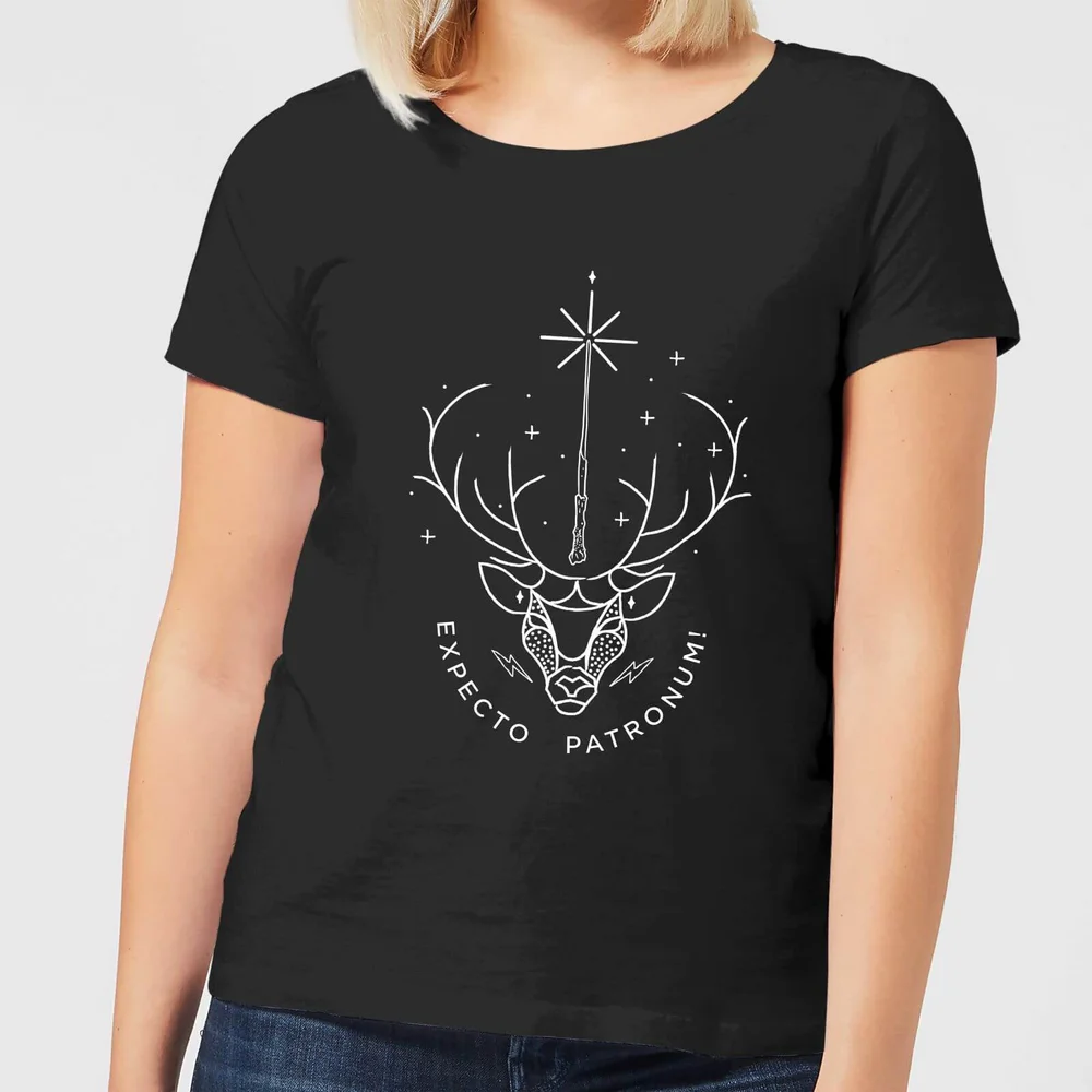 Harry Potter Expecto Patronum Women's T-Shirt - Black - S Bild 1