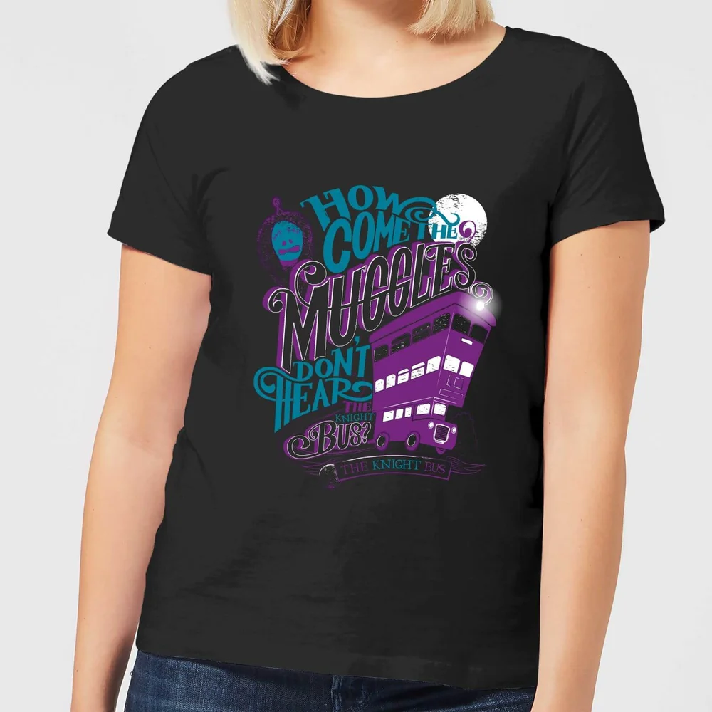 Harry Potter Knight Bus Women's T-Shirt - Black - S Bild 1