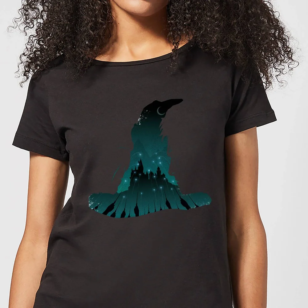 Harry Potter Sorting Hat Silhouette Women's T-Shirt - Black - S Bild 1