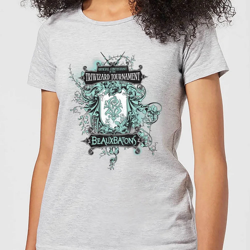 Harry Potter Triwizard Tournament Beauxbatons Women's T-Shirt - Grey - XS Bild 1