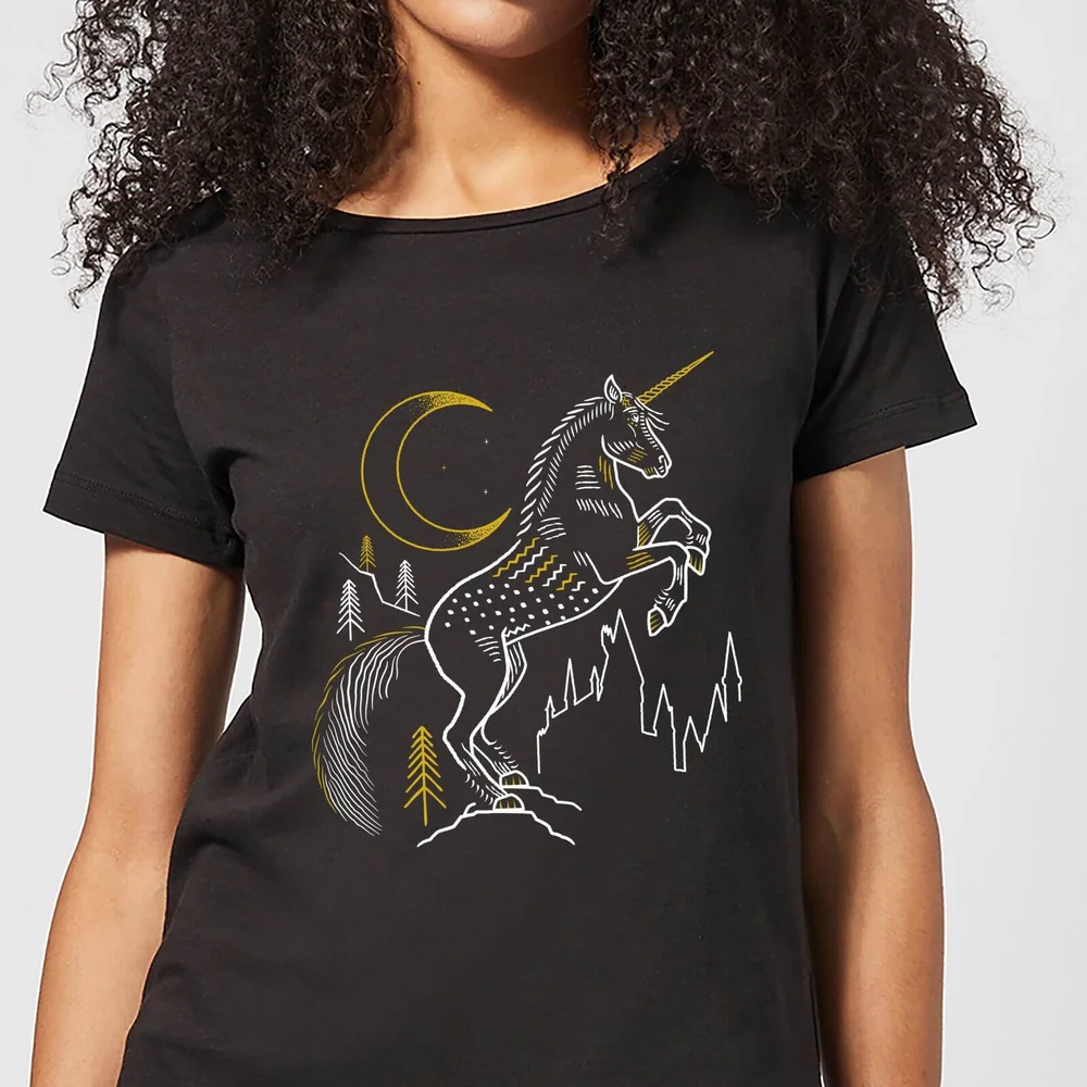 Harry Potter Unicorn Women's T-Shirt - Black - S Bild 1