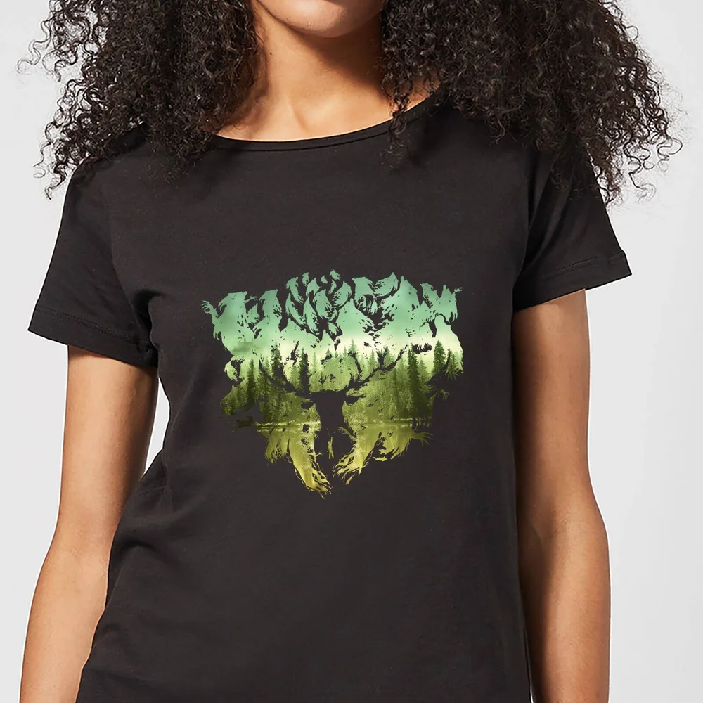 Harry Potter Patronus Lake Women's T-Shirt - Black - S Bild 1