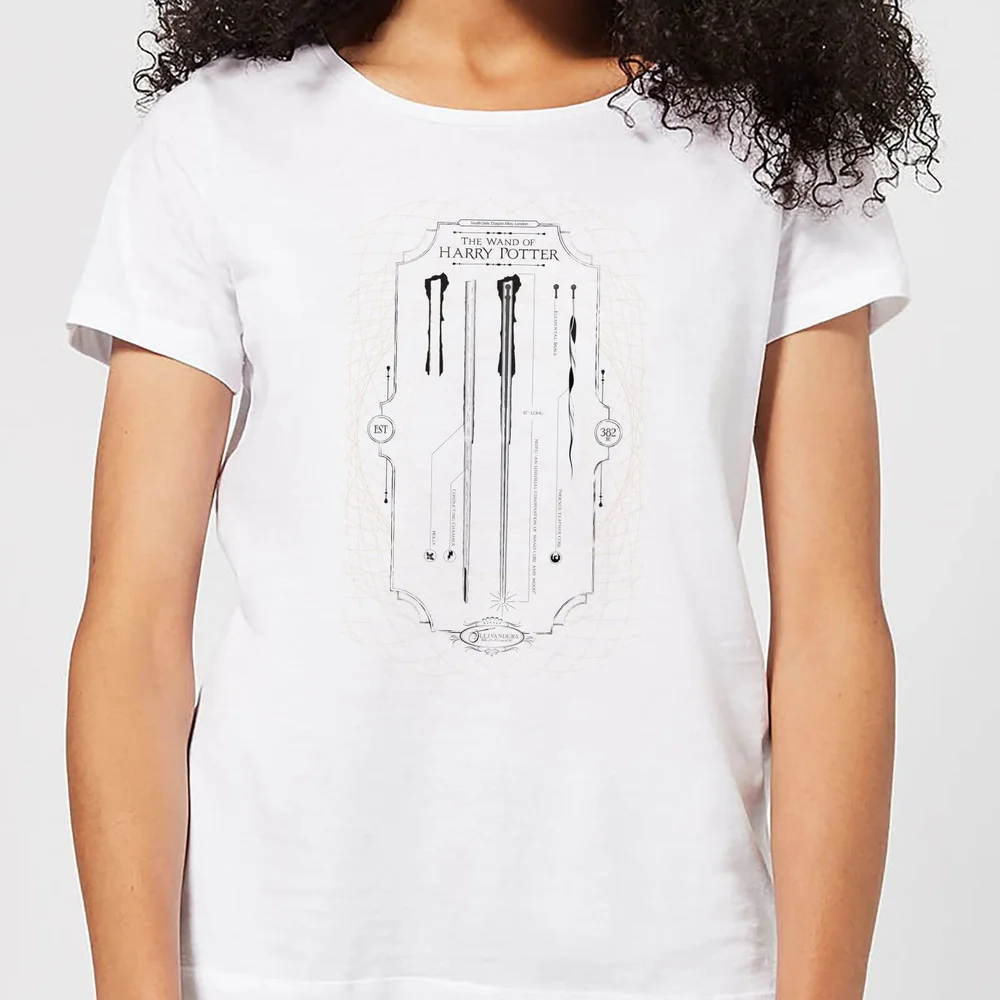 Harry Potter Wand Of Harry Potter Women's T-Shirt - White - S Bild 1