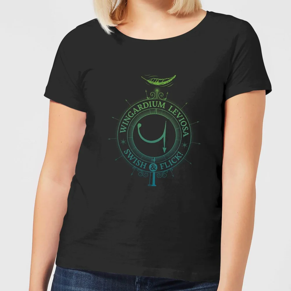 Harry Potter Wingardium Leviosa Women's T-Shirt - Black - S Bild 1