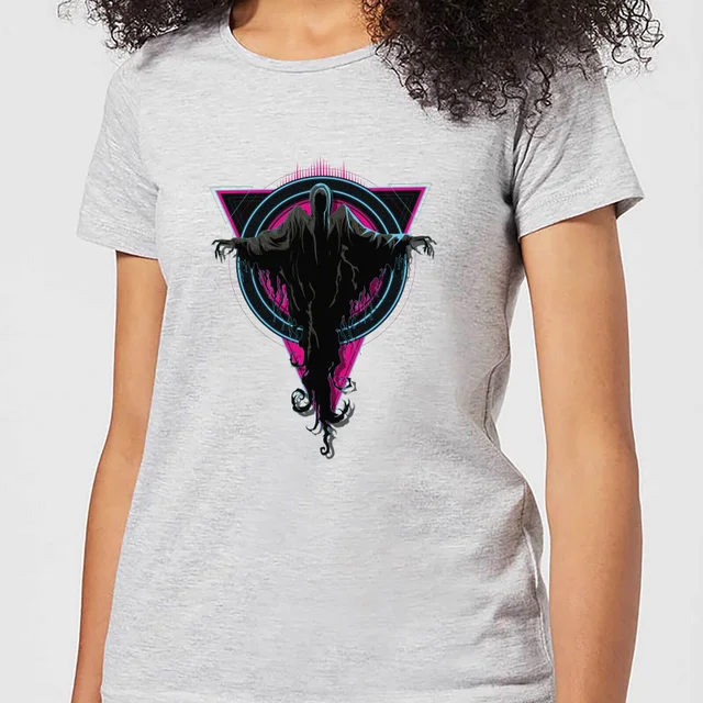 Harry Potter Dementor Neon Women's T-Shirt - Grey