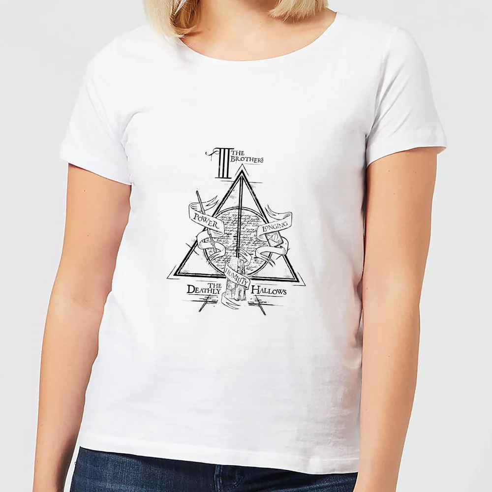 Harry Potter Three Dragons White Women's T-Shirt - White - S Bild 1