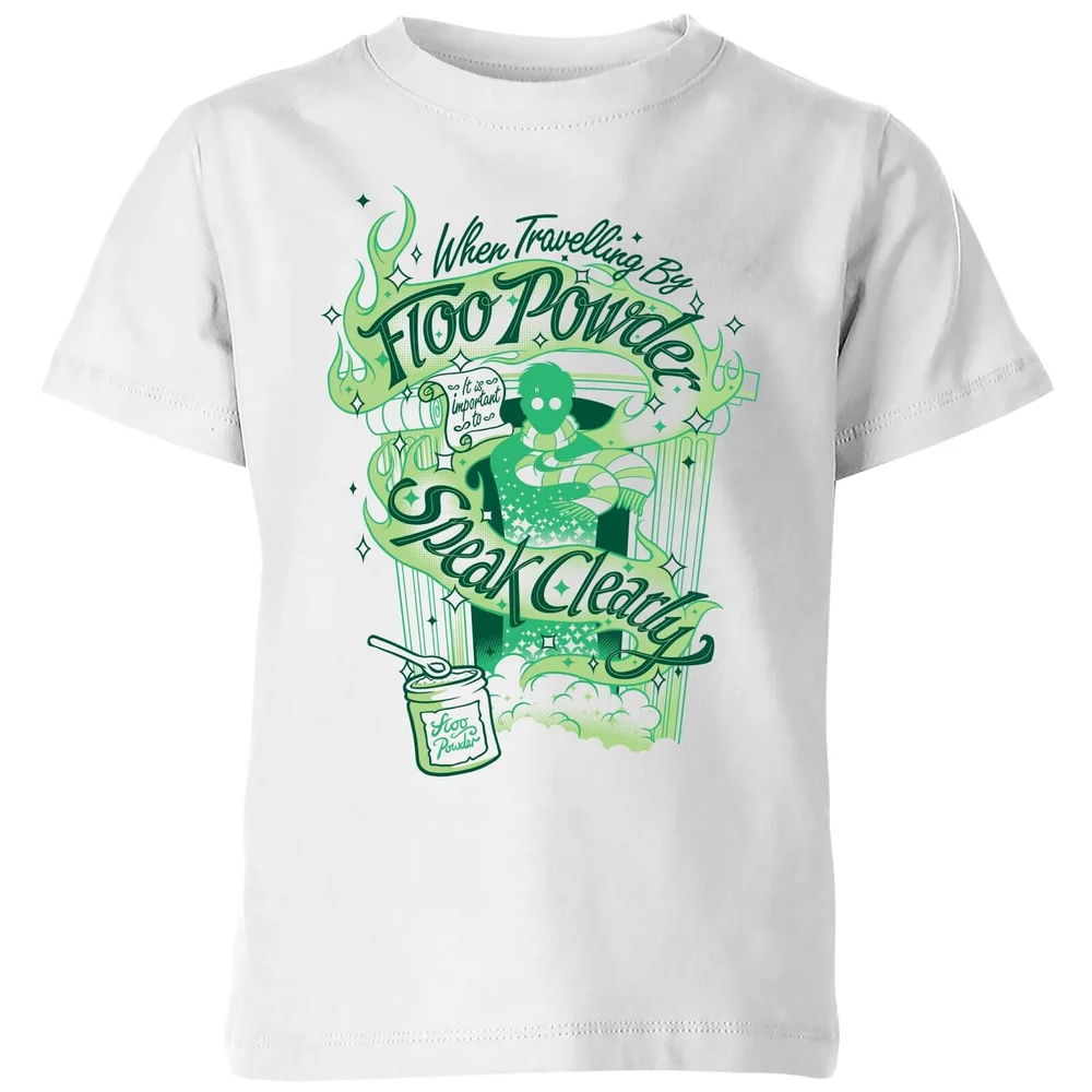 Harry Potter Floo Powder Kids' T-Shirt - White - 3-4 Jahre Bild 1