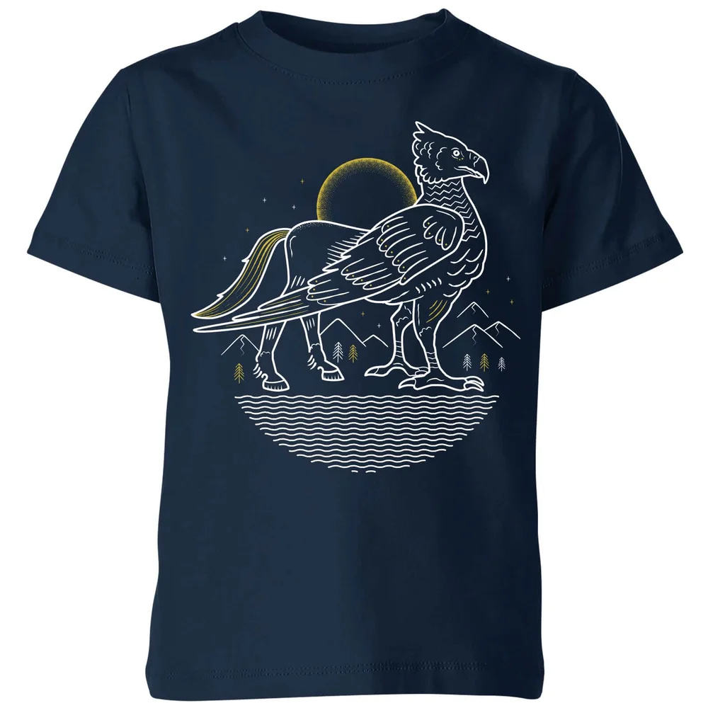 Harry Potter Buckbeak Kids' T-Shirt - Navy - 3-4 Jahre Bild 1