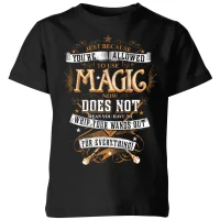 Harry Potter Whip Your Wands Out Kids' T-Shirt - Black - undefined undefined