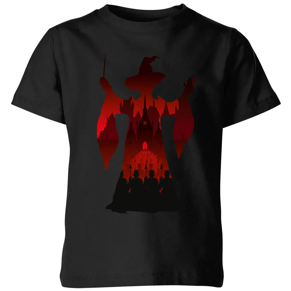 Harry Potter McGonagall Silhouette Kids' T-Shirt - Black - 3-4 Jahre Bild 1