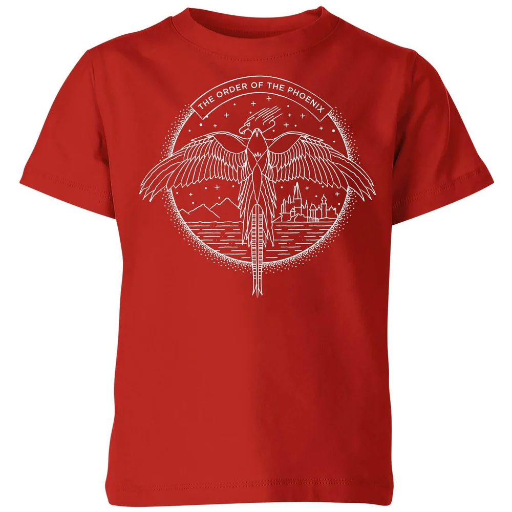 Harry Potter Order Of The Phoenix Kids' T-Shirt - Red - 3-4 Jahre Bild 1