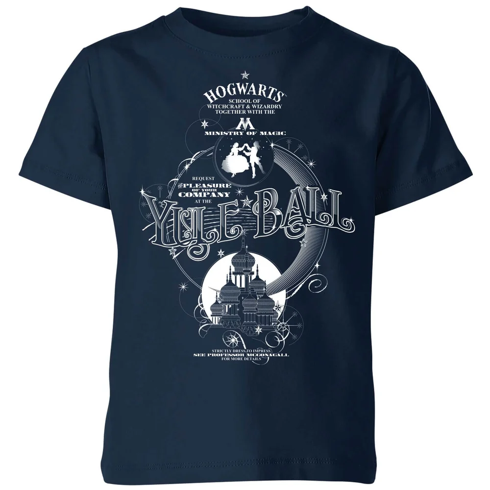 Harry Potter Yule Ball Kids' T-Shirt - Navy - 3-4 Jahre Bild 1