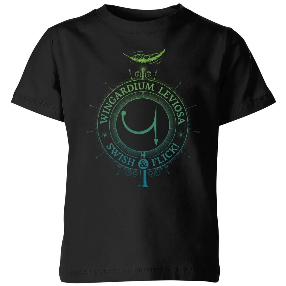 Harry Potter Wingardium Leviosa Kids' T-Shirt - Black - 3-4 Jahre Bild 1