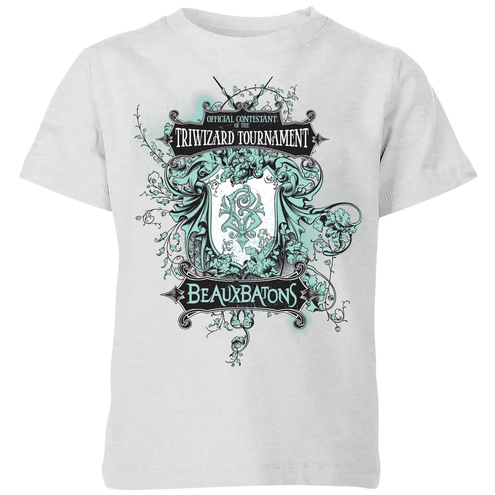 Harry Potter Triwizard Tournament Beauxbatons Kids' T-Shirt - Grey - 3-4 Jahre Bild 1