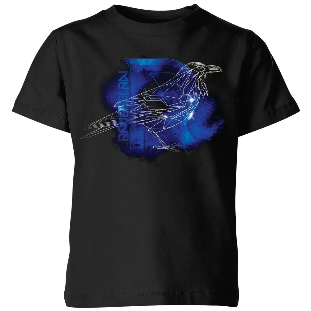 Harry Potter Ravenclaw Geometric Kids' T-Shirt - Black - 3-4 Jahre Bild 1