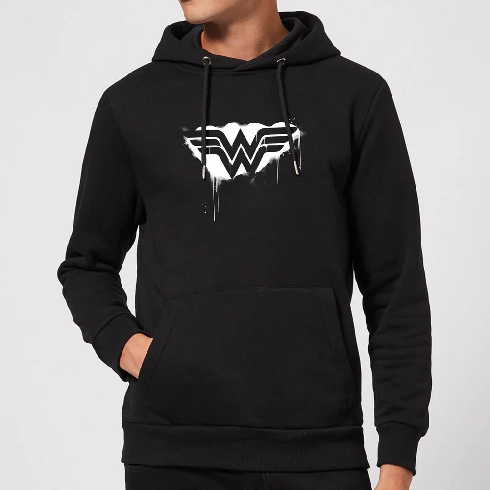 Justice League Graffiti Wonder Woman Hoodie - Black - S Bild 1
