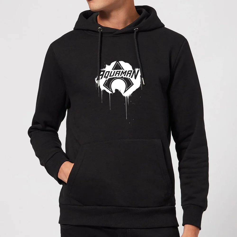 Justice League Graffiti Aquaman Hoodie - Black - S Bild 1