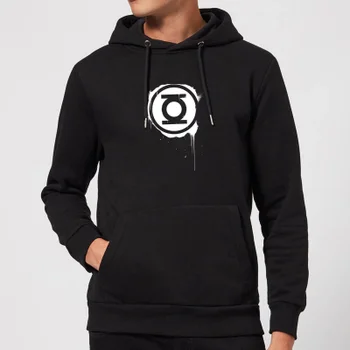 Justice League Graffiti Green Lantern Hoodie - Black