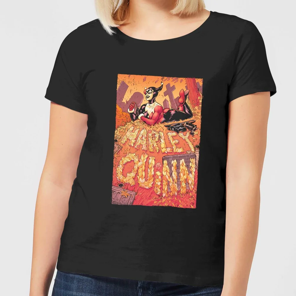 Batman Harley Quinn Cover Women's T-Shirt - Black - XS Bild 1